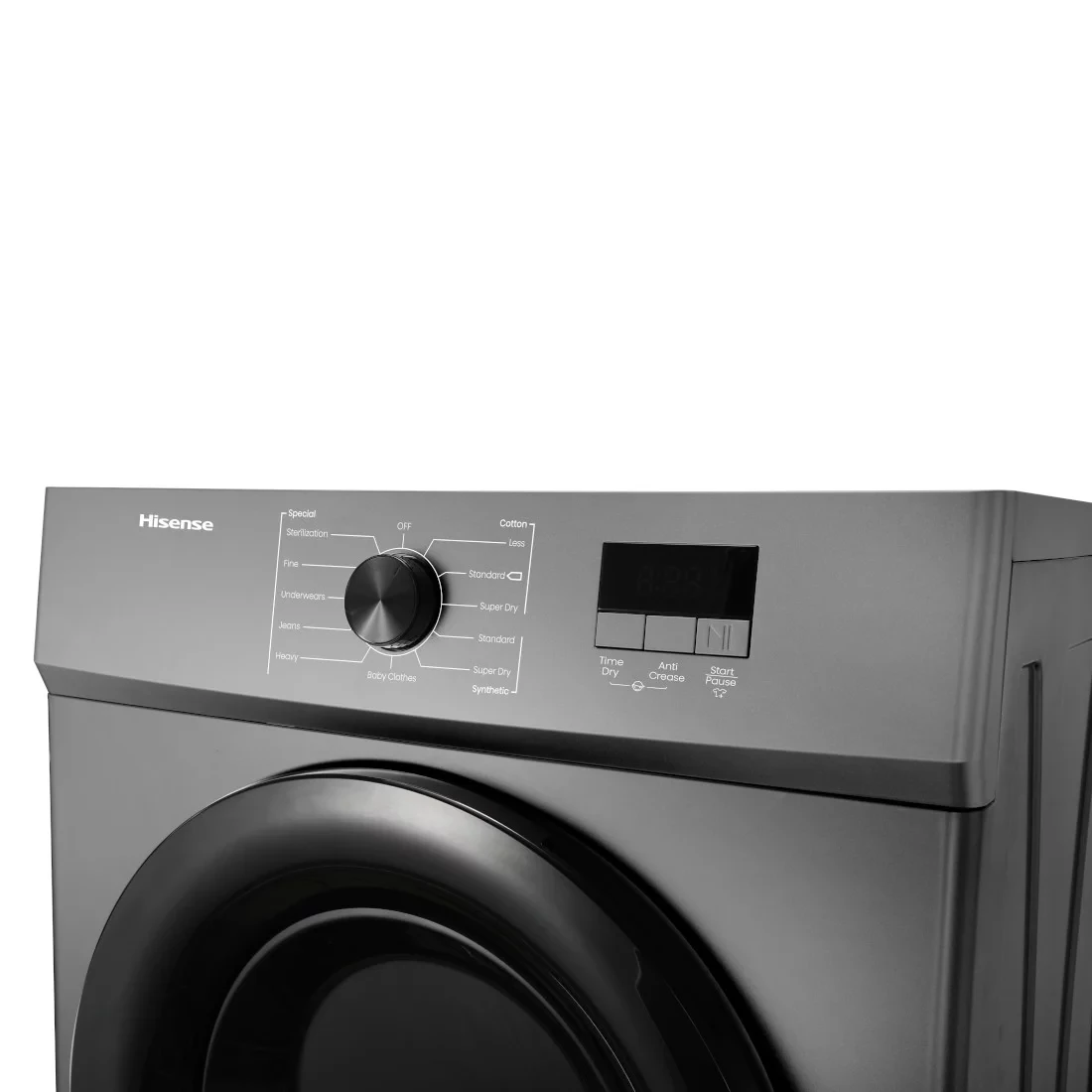 Sèche linge Hisense 8kg front load gris DV1W801UT