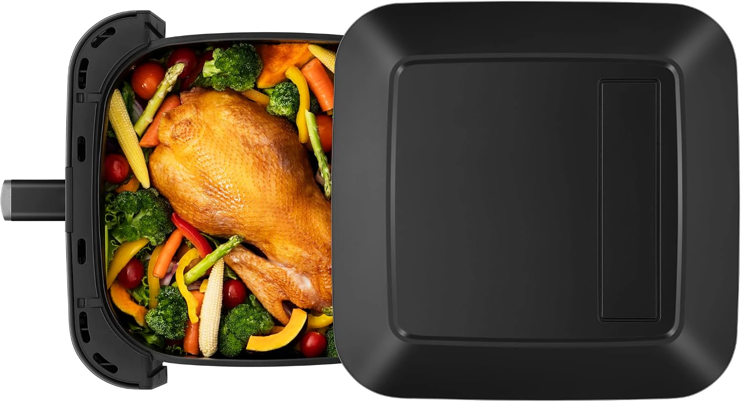 Air fryer Hisense 8litres fenêtre visible noir H08AFBK1S4