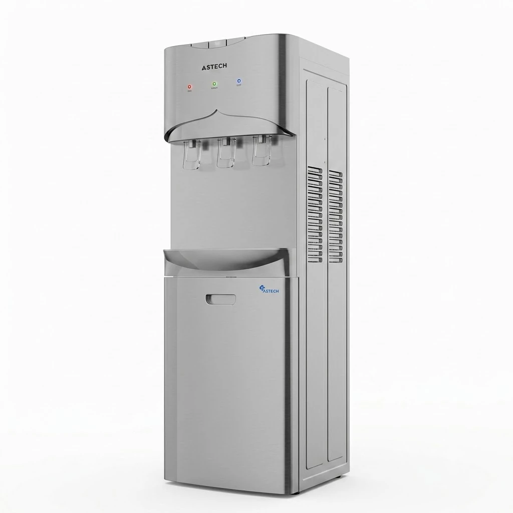 Fontaine Astech avec frigo gris FNT28CIINT