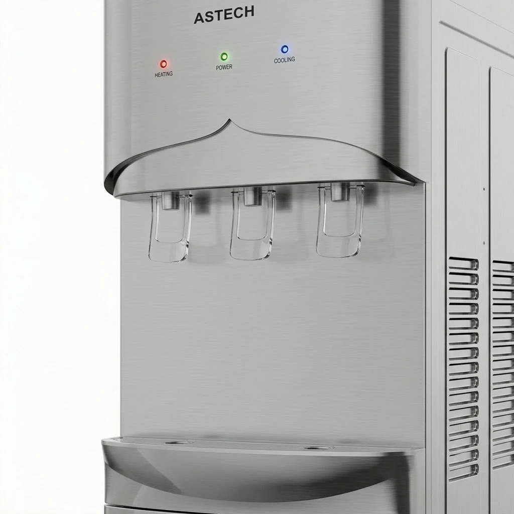 Fontaine Astech avec frigo gris FNT28CIINT