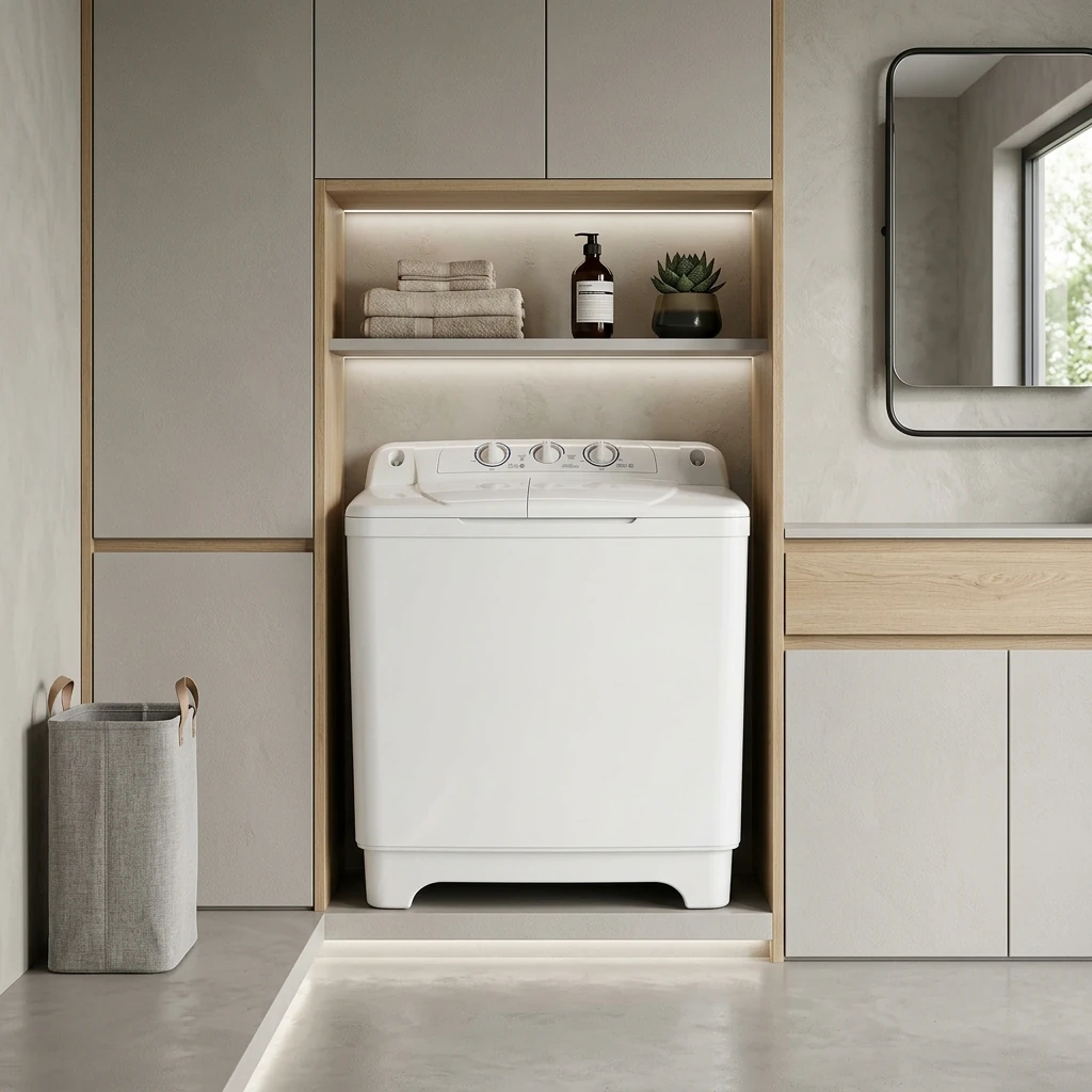 Machine à laver siltal 10kg semi automatique blanc SWT10000
