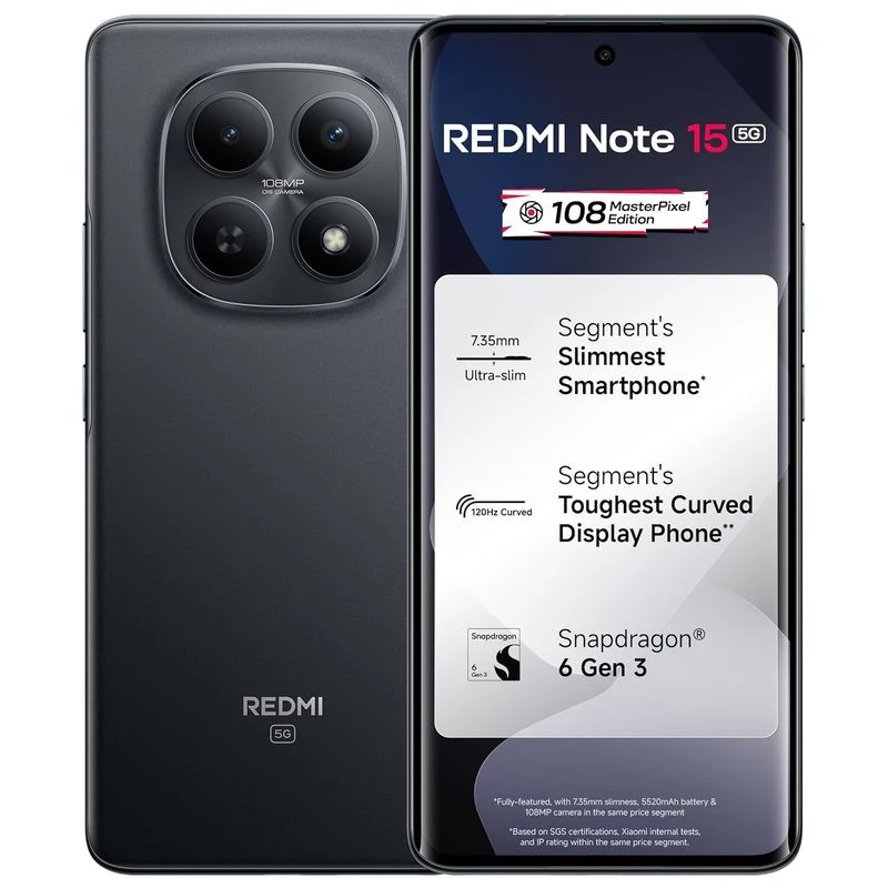 Téléphone Redmi note 15 128Go RAM6