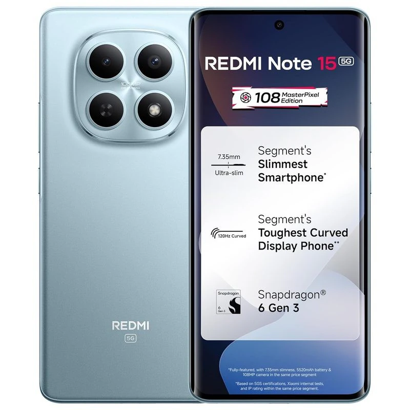 Téléphone Redmi note 15 128Go RAM6