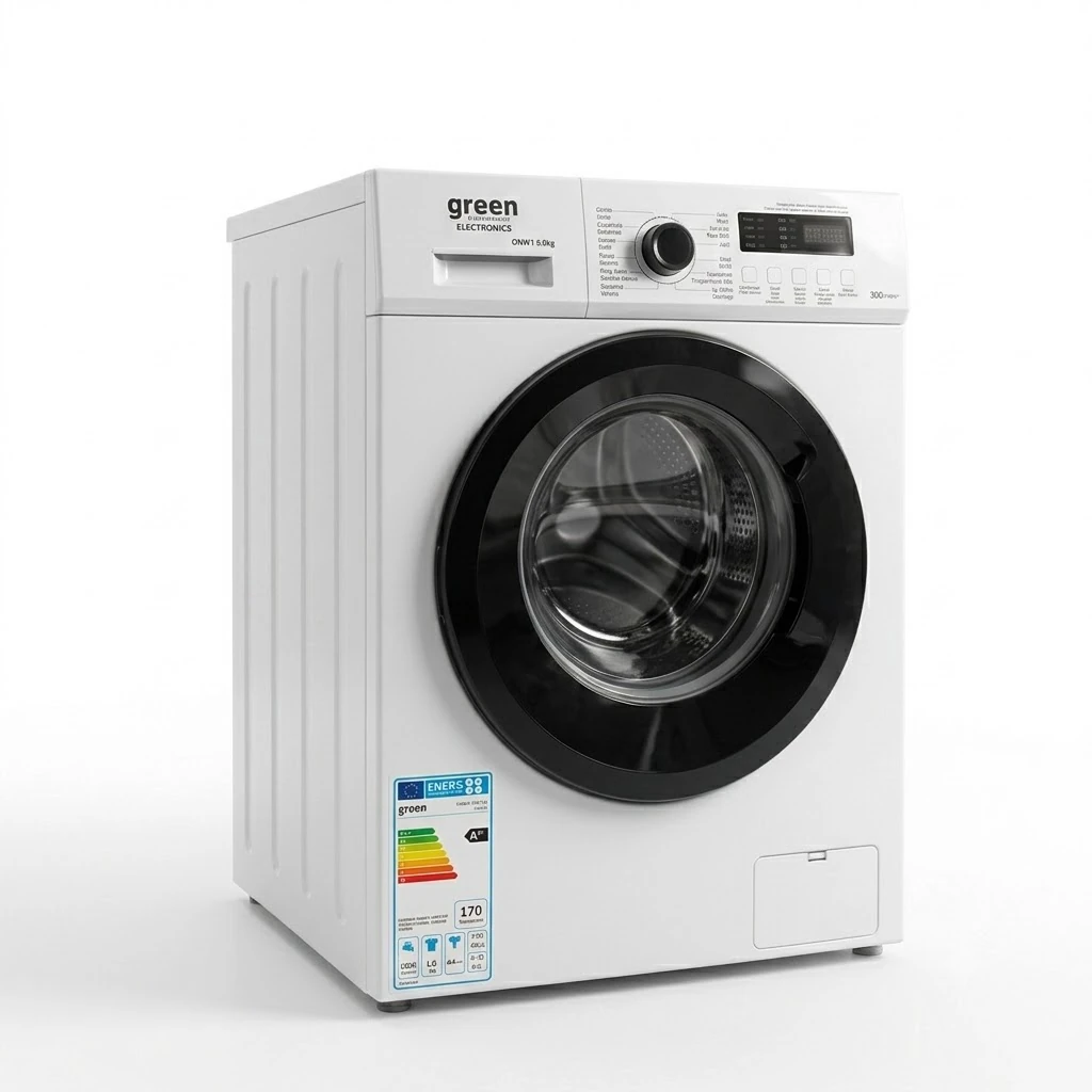 Machine à laver green 6kg front load inverter blanc GNML6