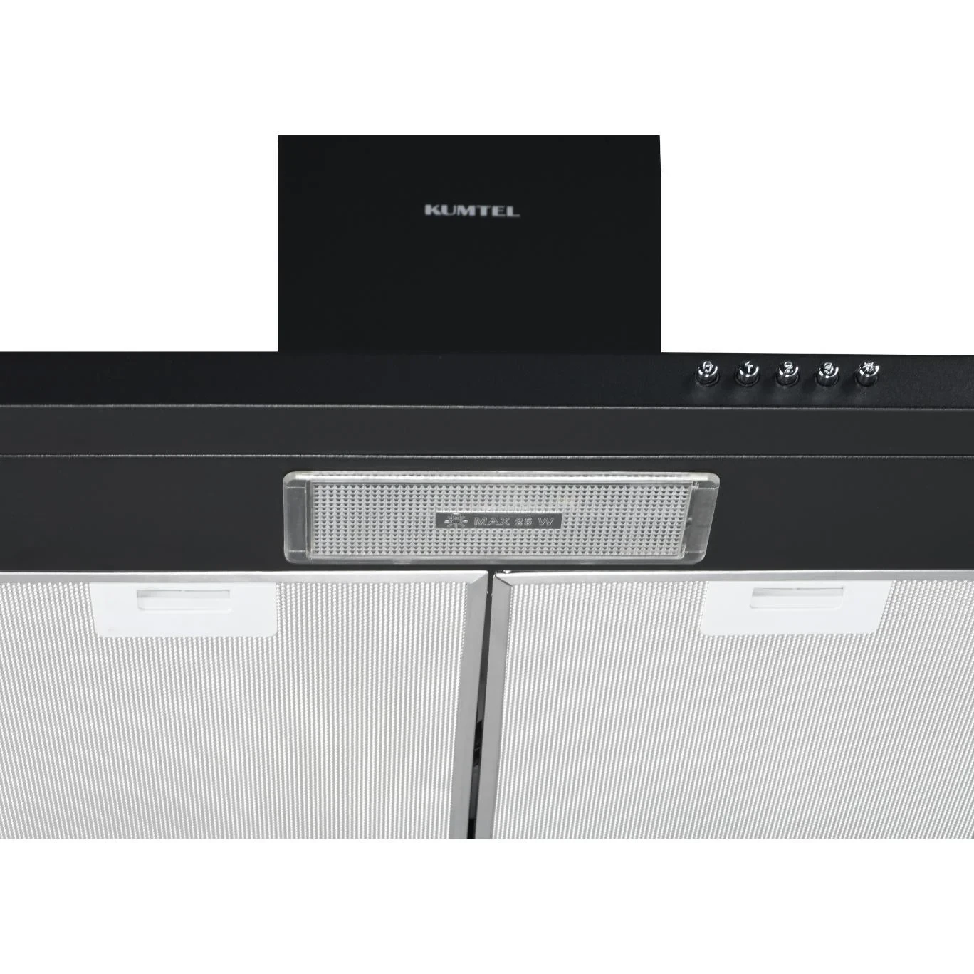 HOTTE DE CUISINE KUMTEL ENCASTRABLE 60X60 NOIR DP6-AOB