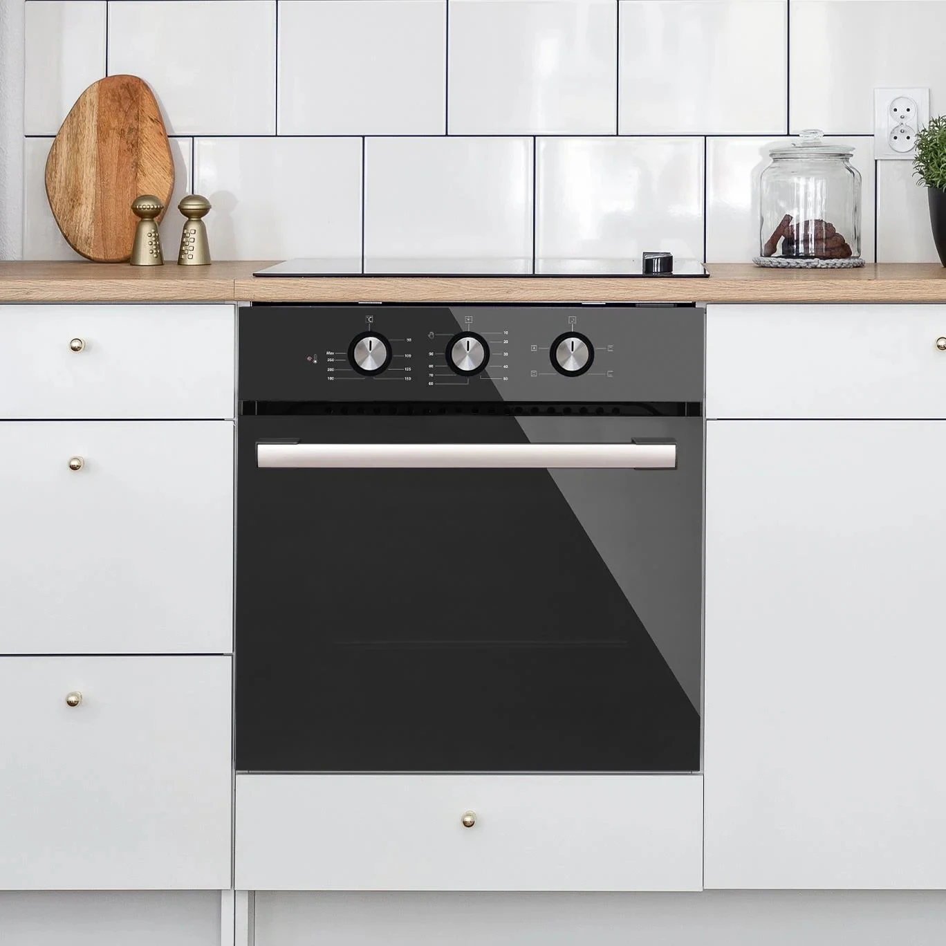 FOUR ENCASTRABLE KUMTEL 60X60 ELECTRIQUE NOIR A68-SF3(MT)