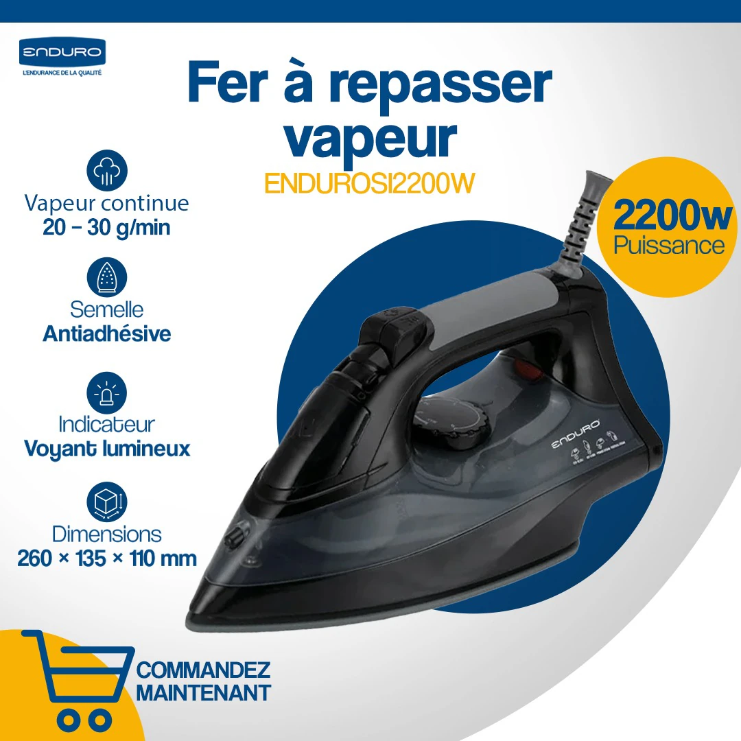 Fer à repasser Enduro 2200W gris SI2200W