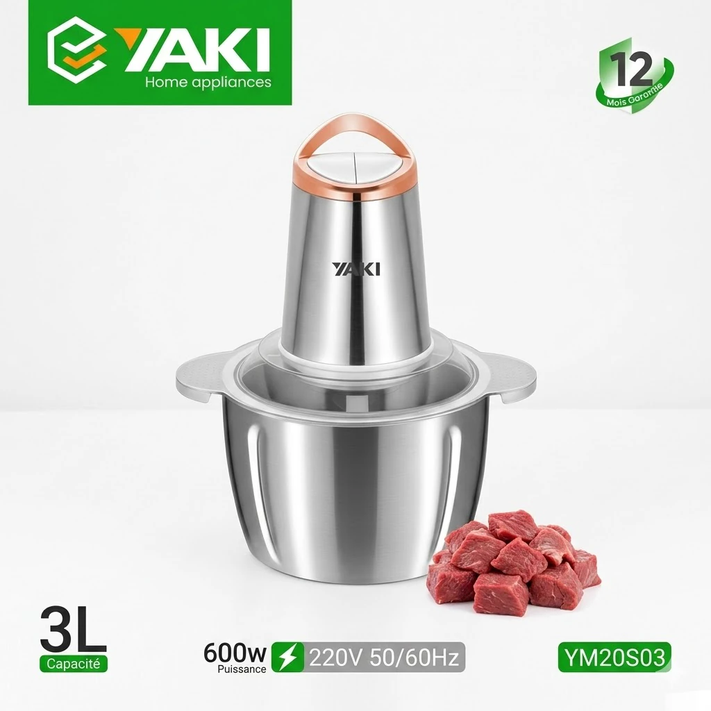 Hachoire à viande Yaki 3litres électrique YM30S03