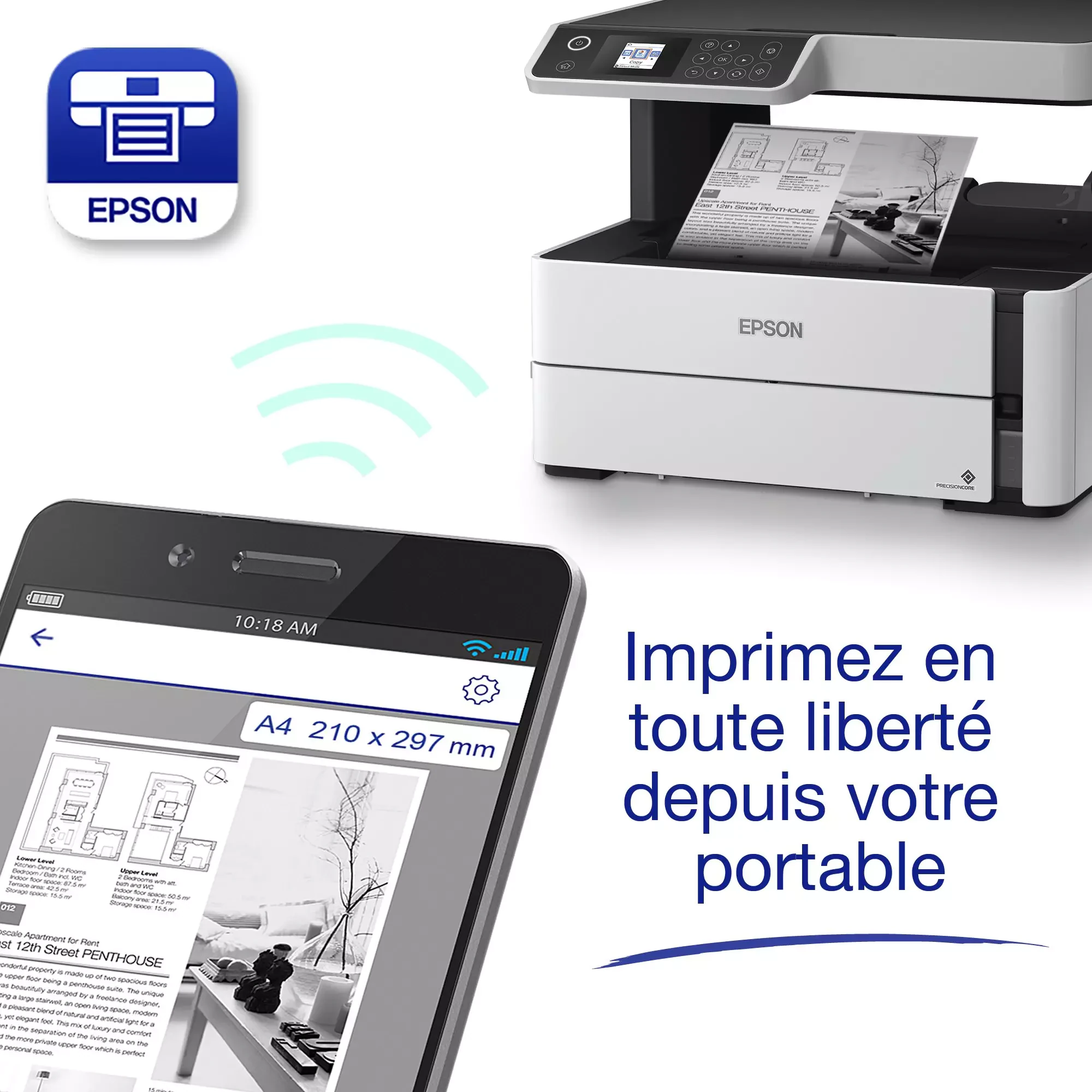 Imprimante Epson multifonction EcoTank ET-M2170