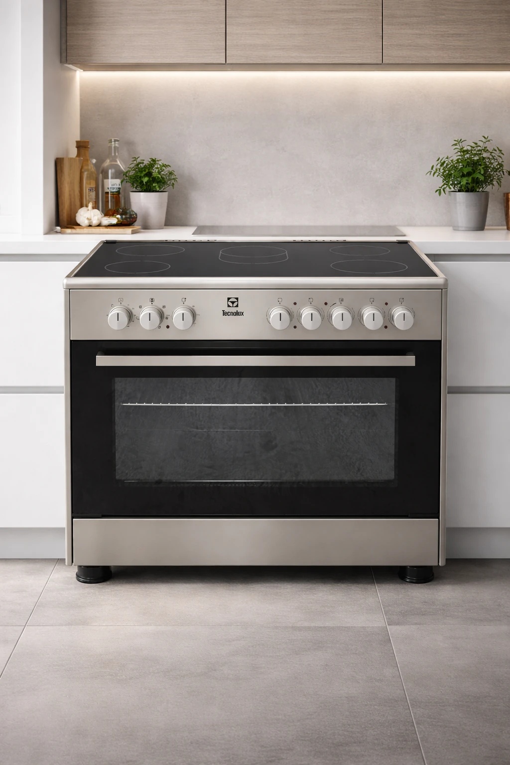 Cuisinière Tecnolux 5feux 90X60 électrique induction FF9066XXVG