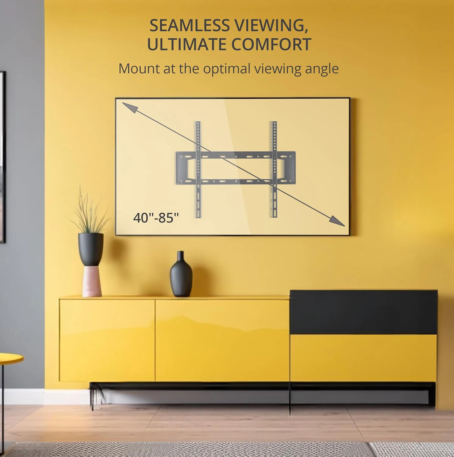 SUPPORT TV WALL MOUNT 40'' 85'' LF LCD 4085F