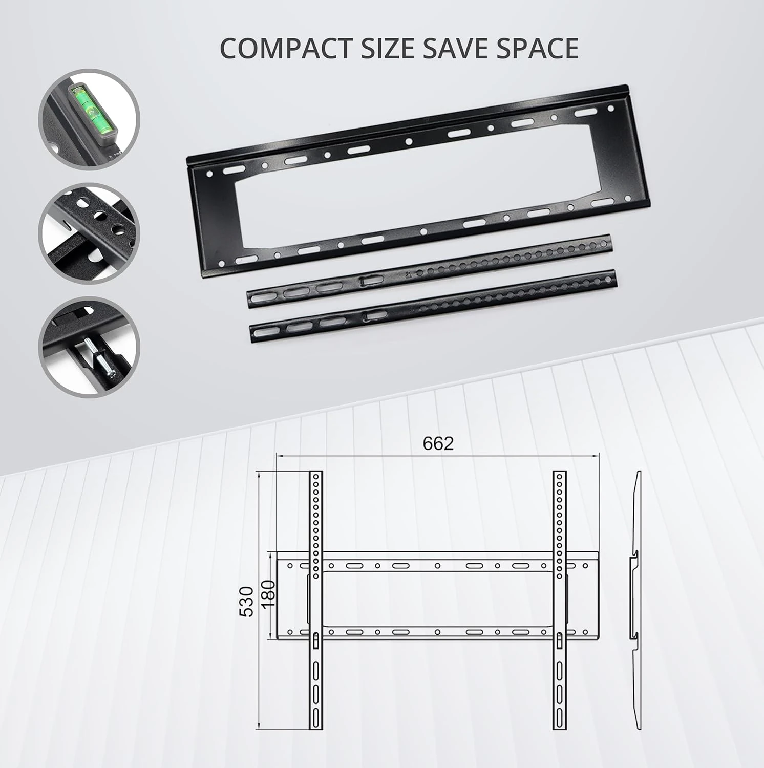 SUPPORT TV WALL MOUNT 40'' 85'' LF LCD 4085F