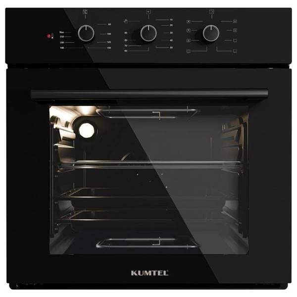 Four encastrable Kumtel 60X60 électrique noir B66SF2(MT)