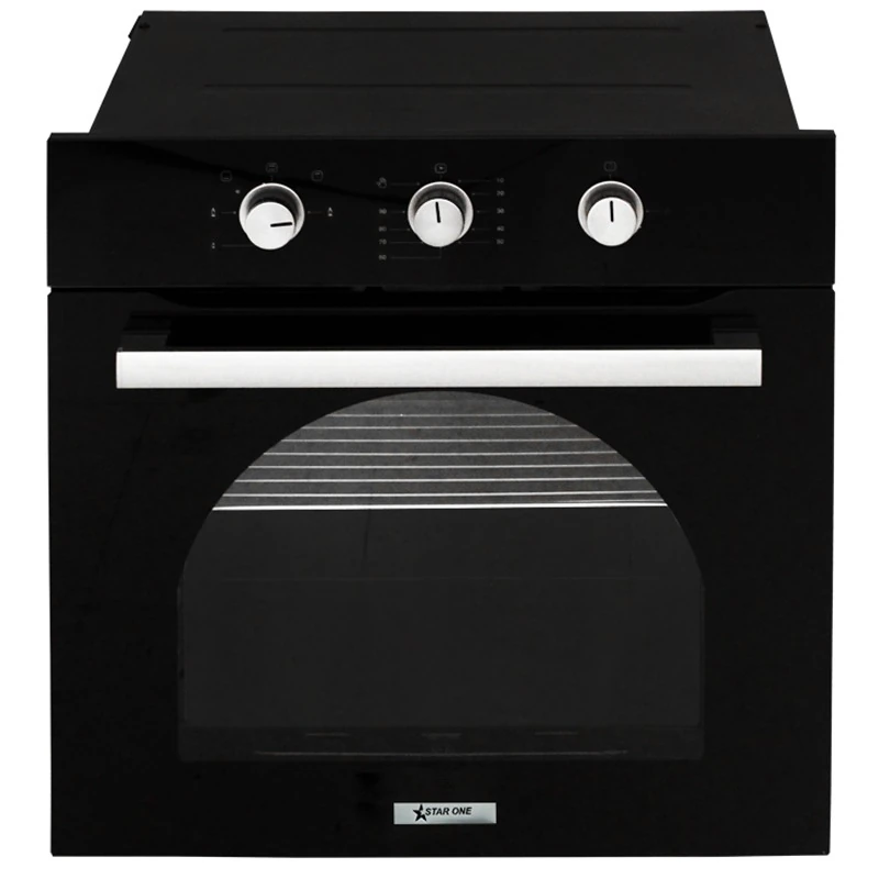 Four encastrable Kumtel 60X60 électrique noir B66SF2(MT)