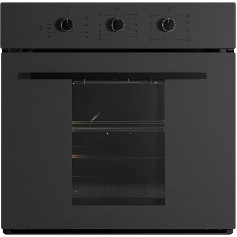 Four encastrable Kumtel 60X60 électrique magic glass inox B66SF3(MT)