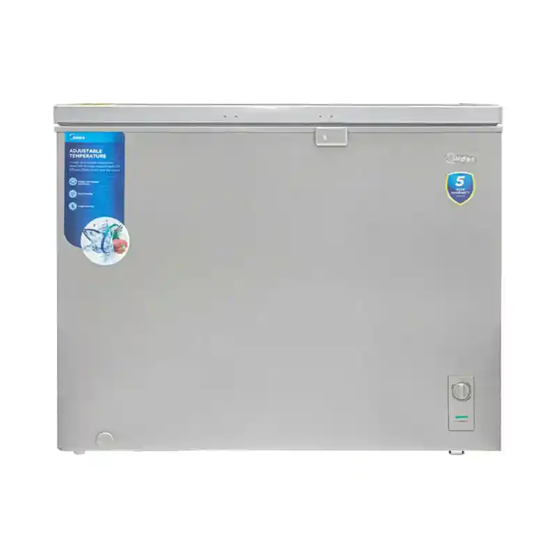 Congélateur Midea horizontal 400litres inverter gris MDRC407FZN43D