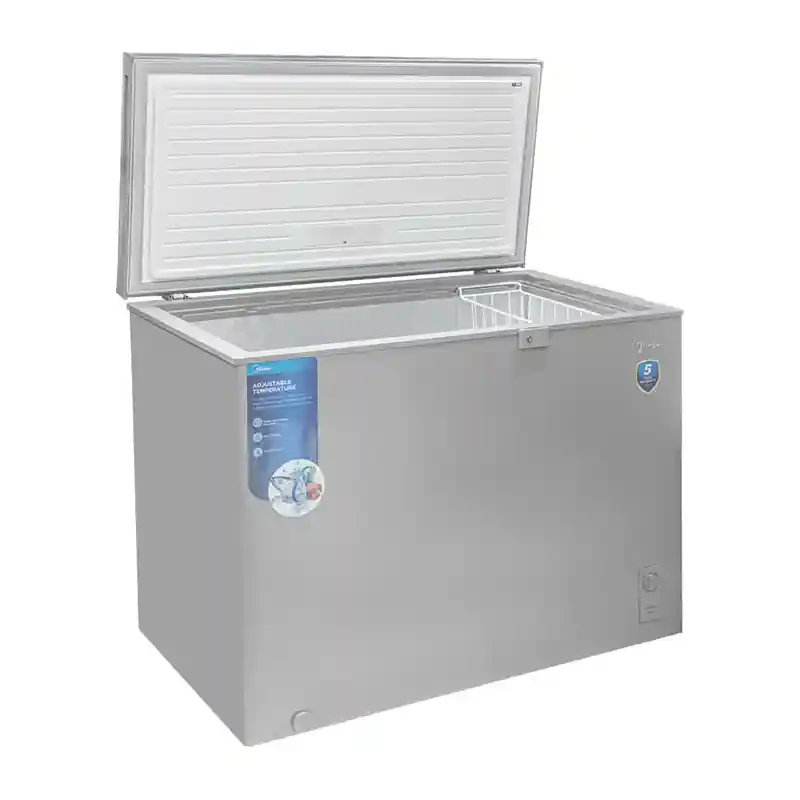 Congélateur Midea horizontal 400litres inverter gris MDRC407FZN43D
