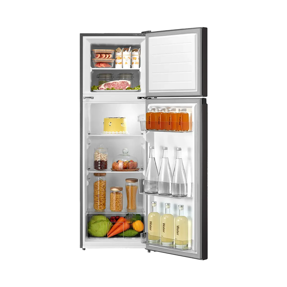 Réfrigérateur Midea 2portes noir MDRT237FGG28