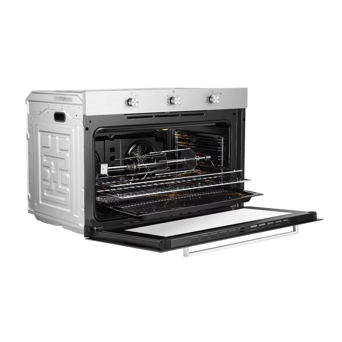 Four encastrable Hisense 90X60 électrique noir gris HEO901SS03