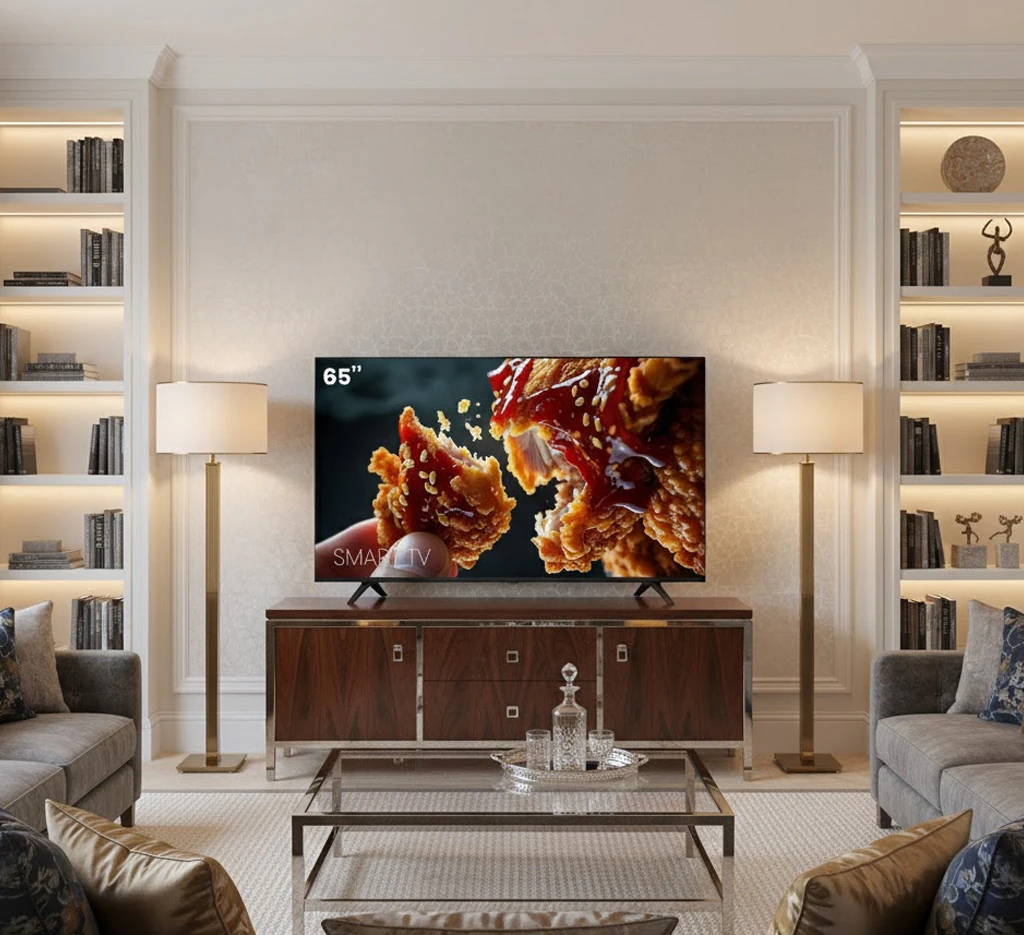 Téléviseur Amaz 65 » Smart + 2 télécommandes + voice controle AM65FT1002SV