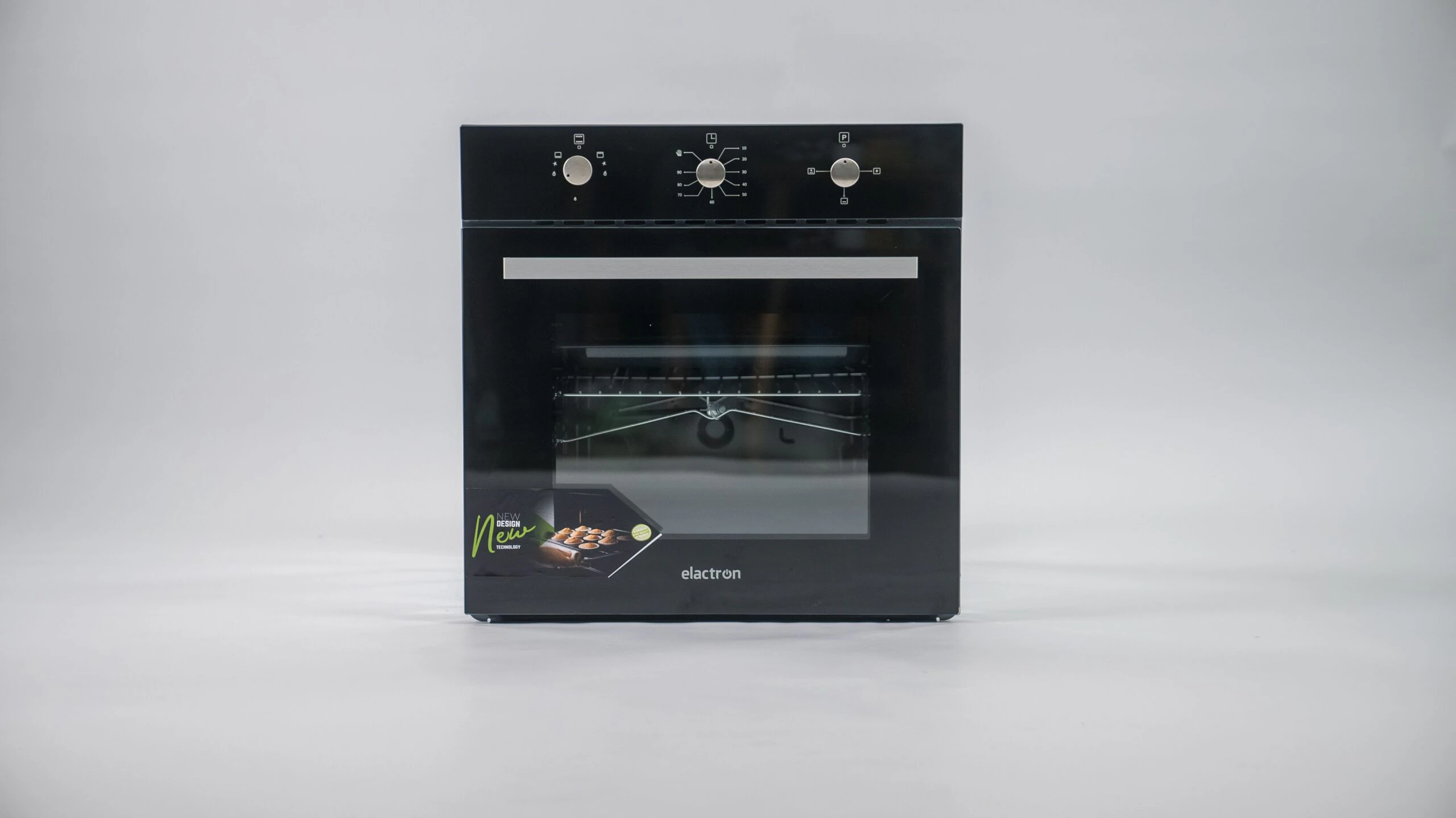 FOUR ELACTRON ENCASTRABLE A GAZ 60X60 NOIR ELNBG2