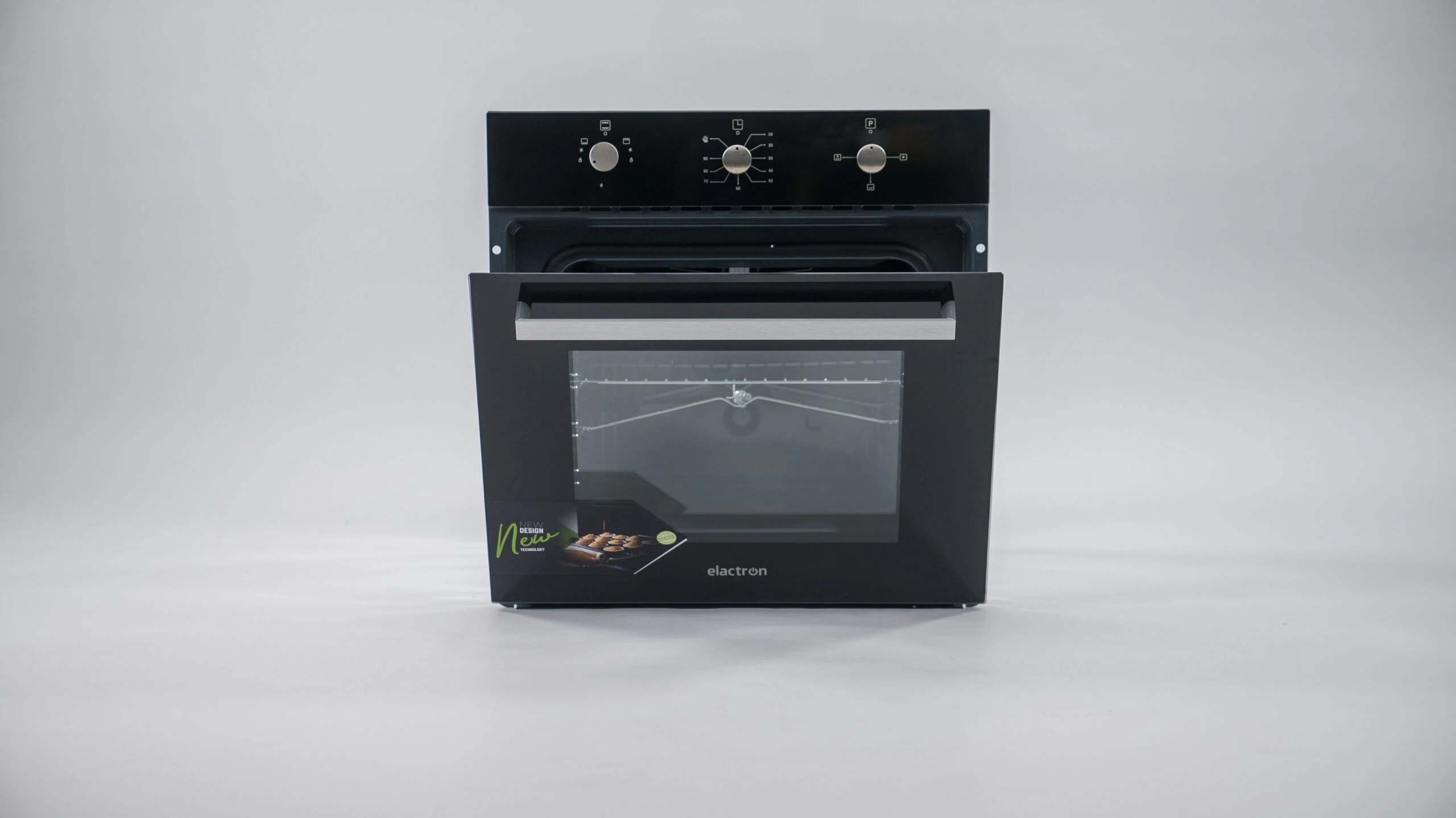 FOUR ELACTRON ENCASTRABLE A GAZ 60X60 NOIR ELNBG2