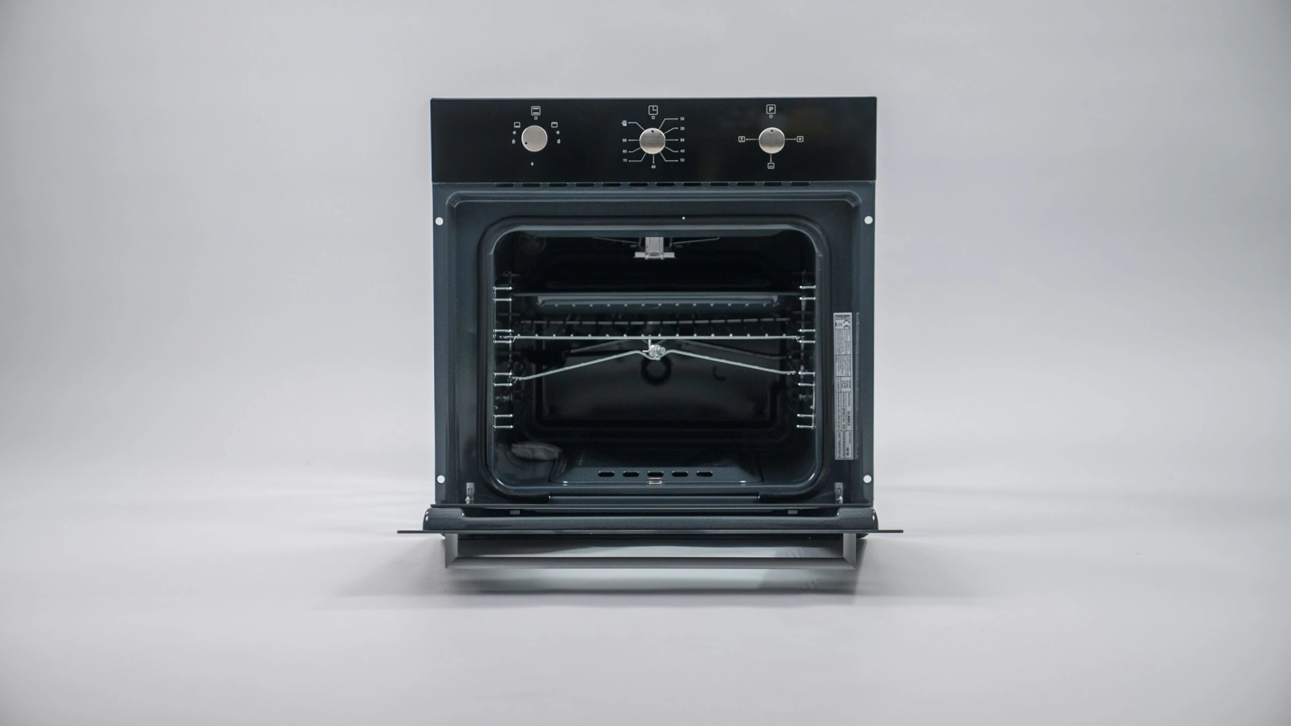 FOUR ELACTRON ENCASTRABLE A GAZ 60X60 NOIR ELNBG2