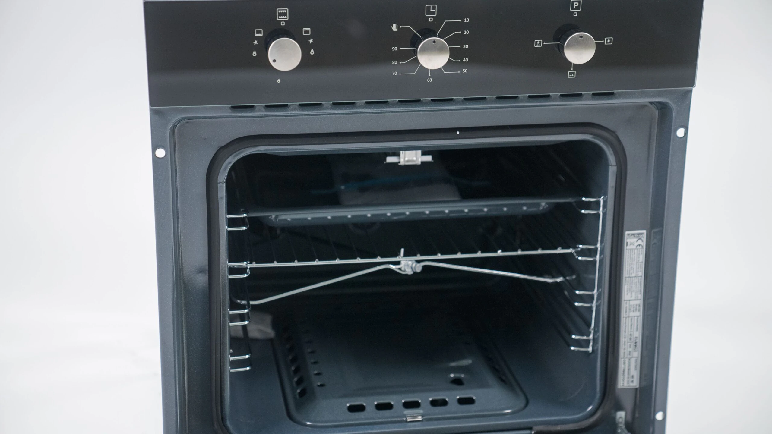 FOUR ELACTRON ENCASTRABLE A GAZ 60X60 NOIR ELNBG2