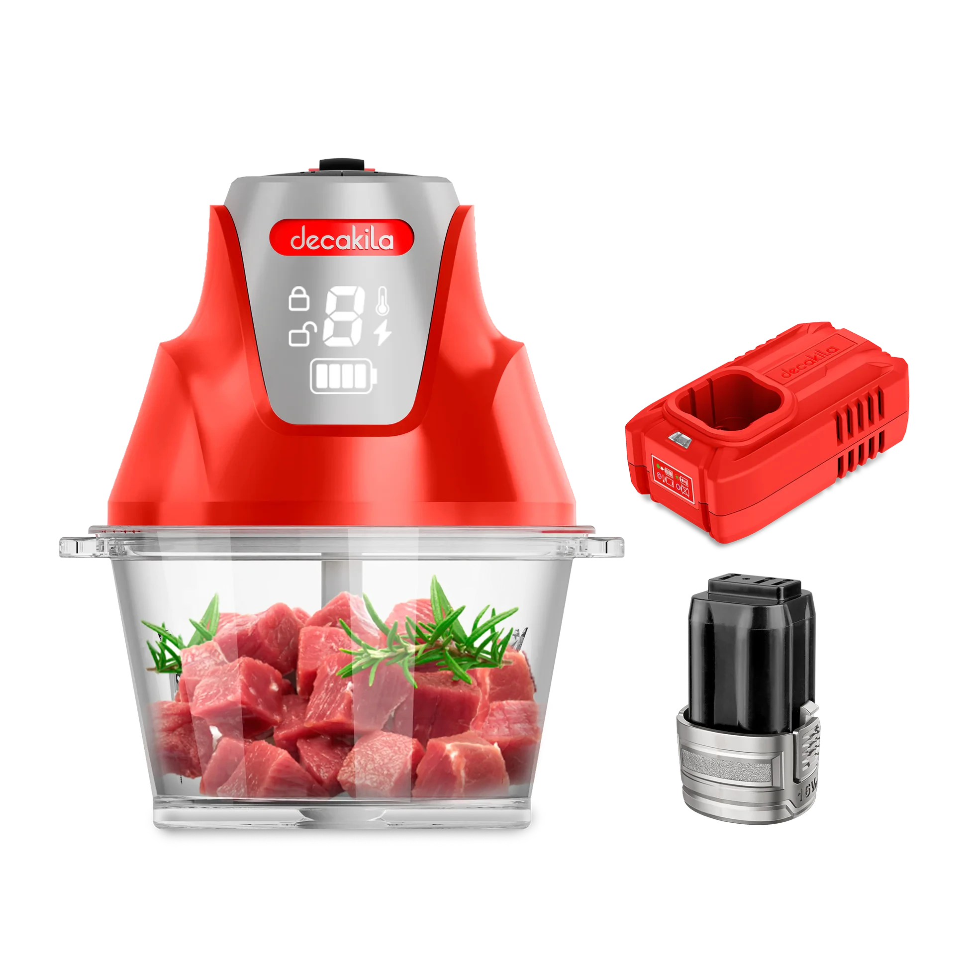 Hachoire à viande Decakila sans fil KEMG029B