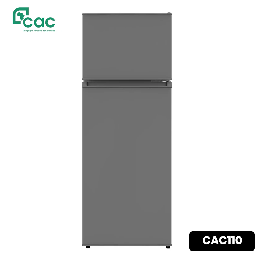 Réfrigérateur CAC 2portes 110litres gris CAC110