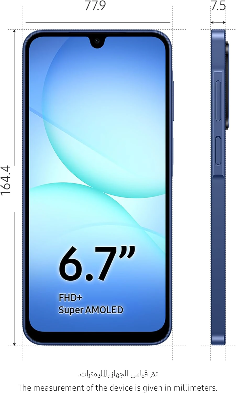Téléphone Samsung A17 128Go RAM6