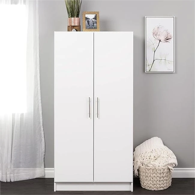 Armoire 2battants 950X450X750 cm blanc ARB002 (MFC13)