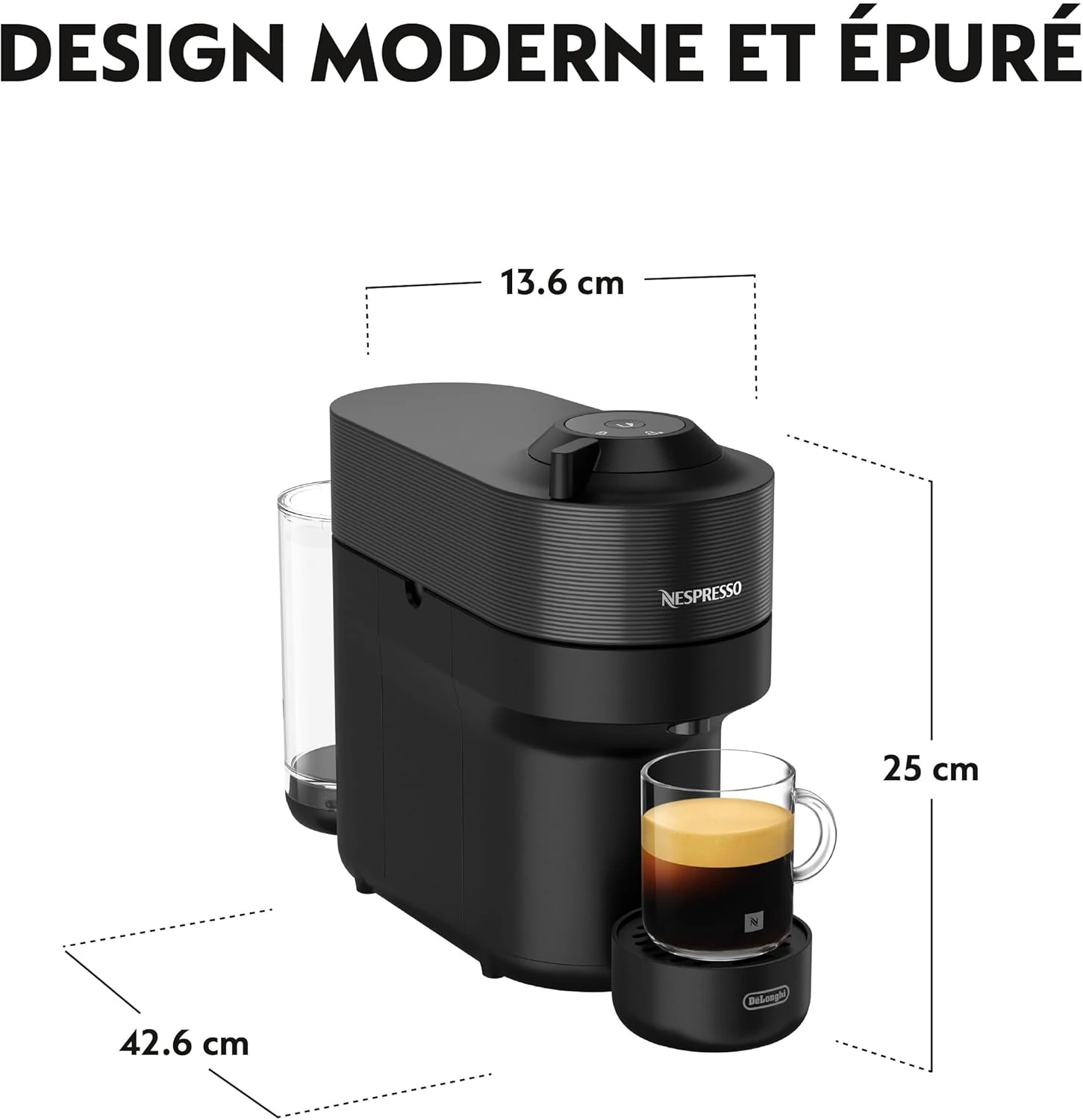 Machine à café Nespresso delonghi vertuo noir ENV90B