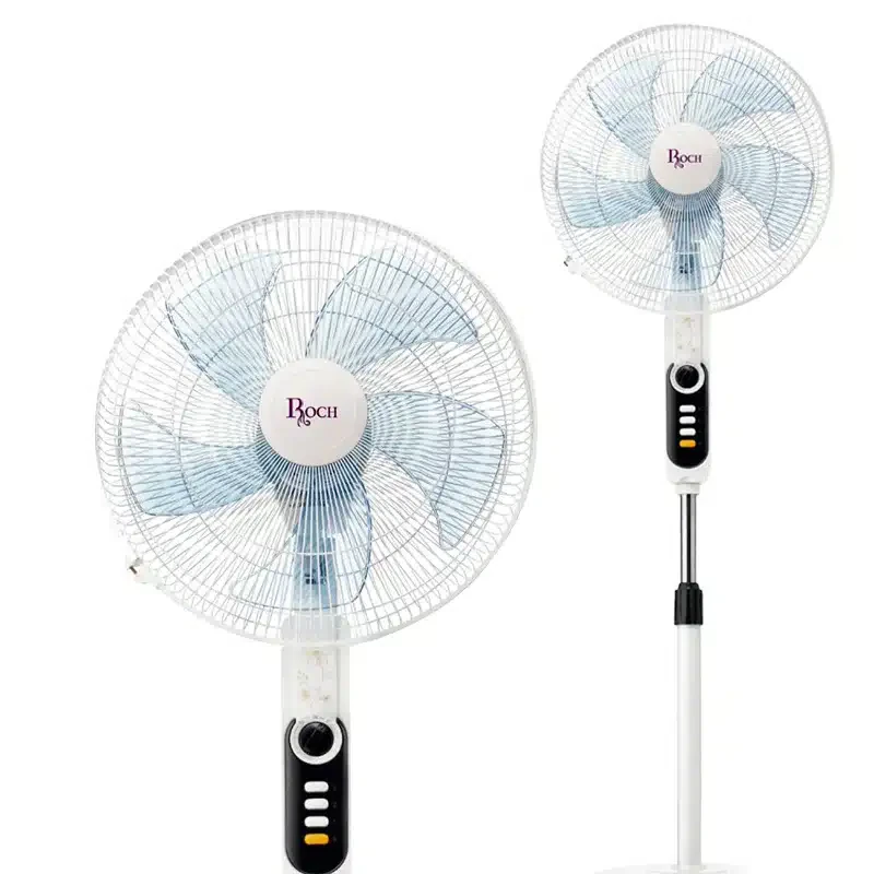 Ventilateur Roch 18 » sur pied blanc RSF1801D