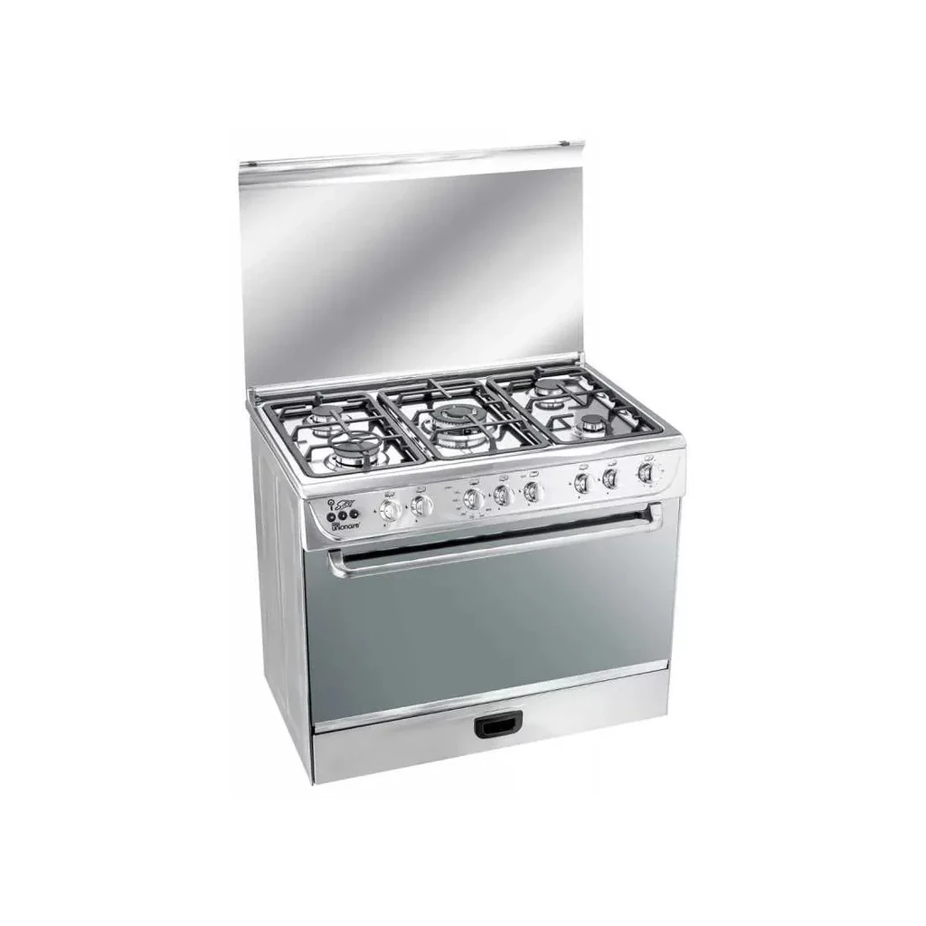 CUISINIERE UNIONAIRE 5FEUX 90X60 FULL OPTION INOX C6090SSDC443