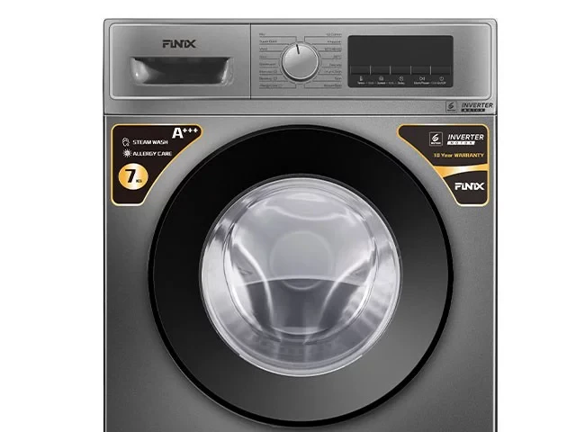 Machine à laver Finix 7kg inverter front load gris FIN70IXDA05E