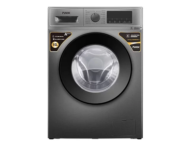 Machine à laver Finix 10kg inverter front load gris FIN100IXDA05E
