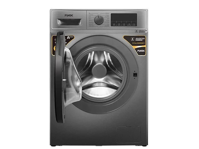 Machine à laver Finix 10kg inverter front load gris FIN100IXDA05E