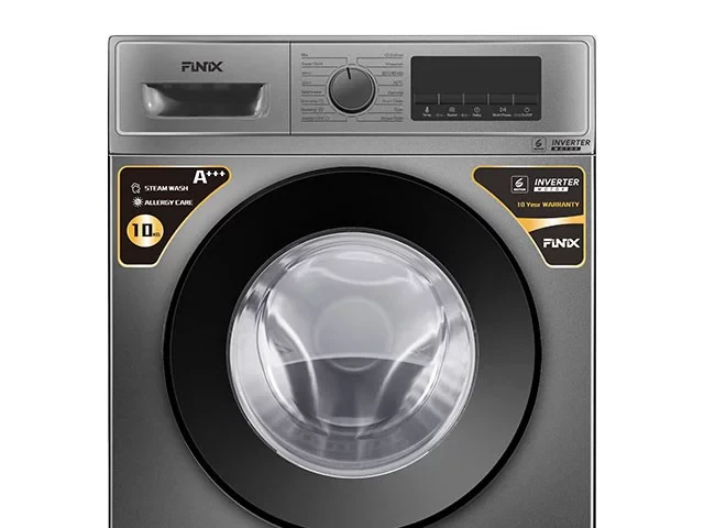 Machine à laver Finix 10kg inverter front load gris FIN100IXDA05E