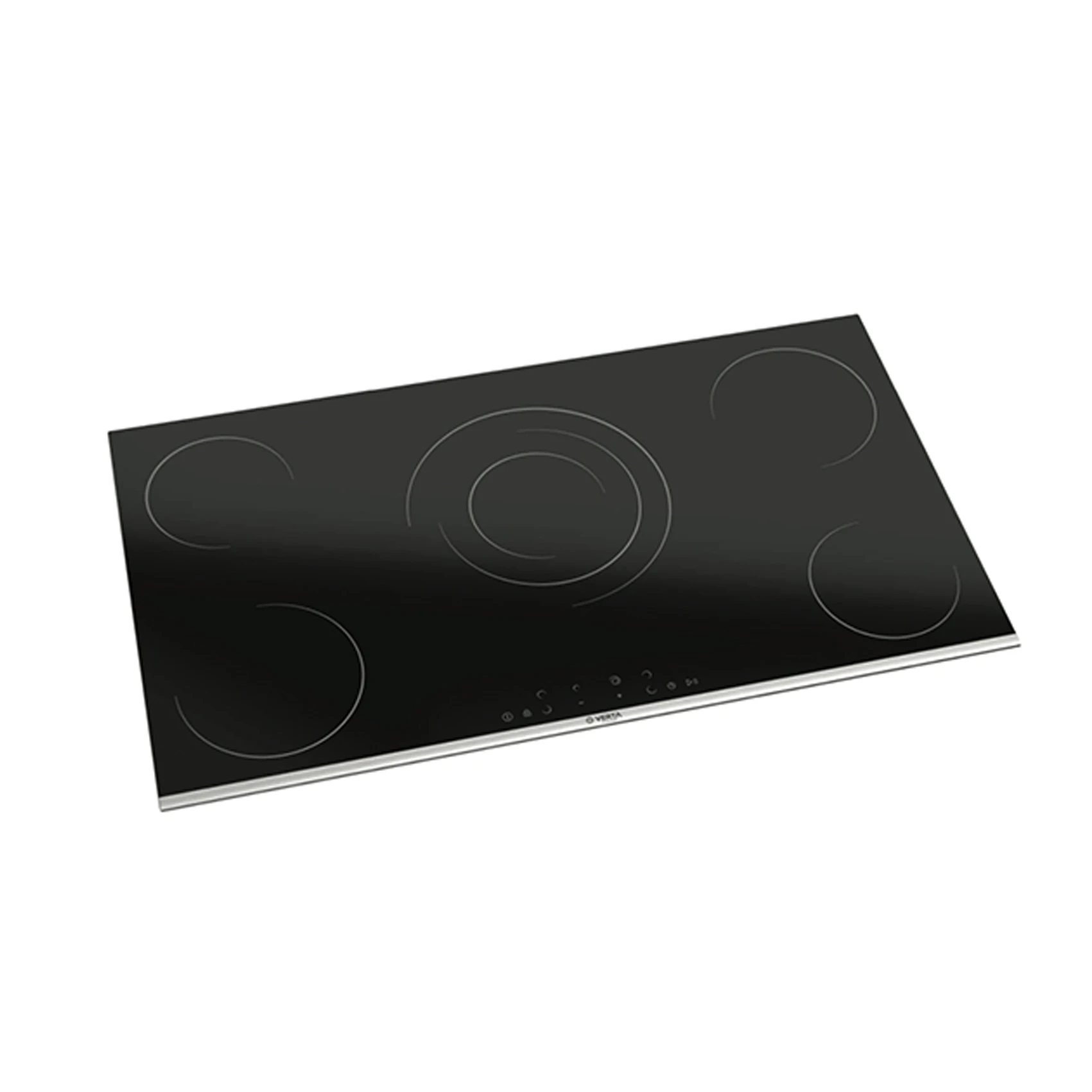 Plaque encastrable Verta 5feux 90X60 électrique noir vitrocéramique MS293