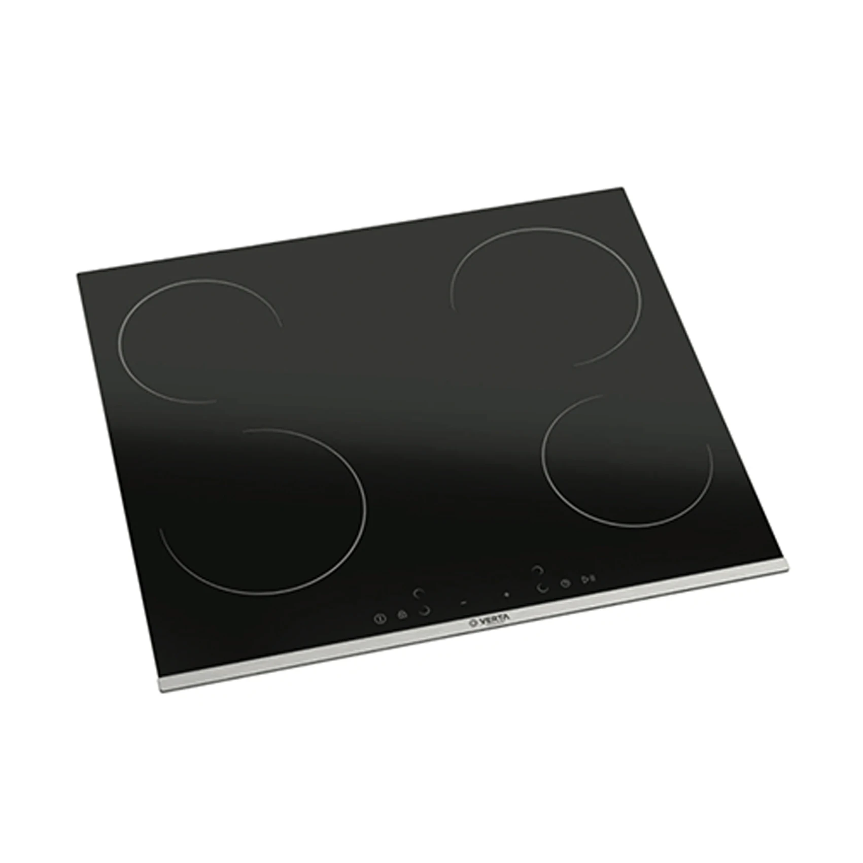 Plaque encastrable Verta 4feux 60X60 électrique noir vitrocaramique MS263