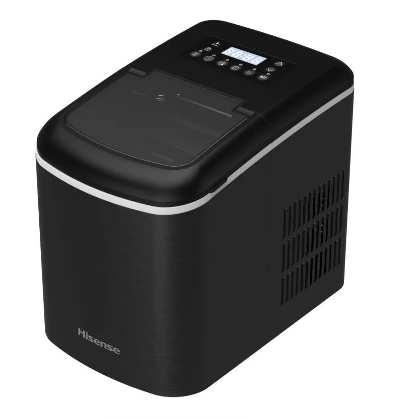 Machine à glace Hisense 15kg noir inox HICM1504