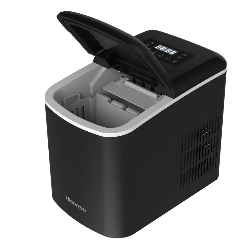 Machine à glace Hisense 15kg noir inox HICM1504