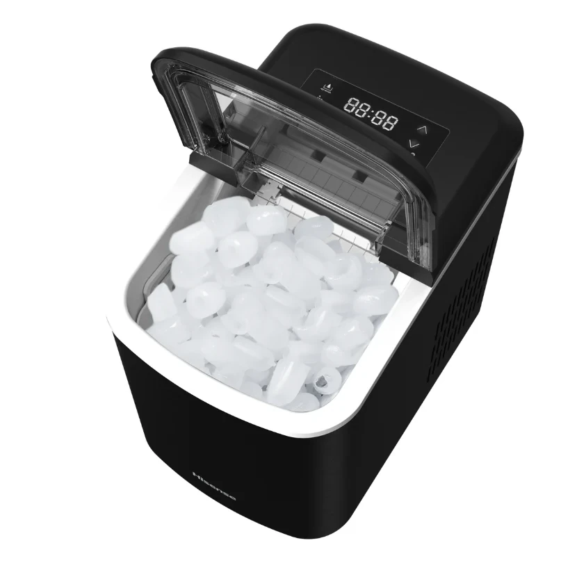 Machine à glace Hisense 15kg noir inox HICM1504