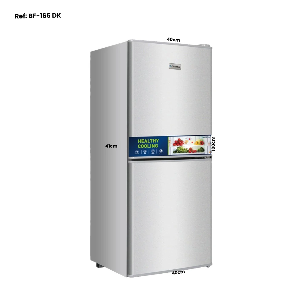 Réfrigérateur Deska combiné 2tiroirs pm gris BF166DKG
