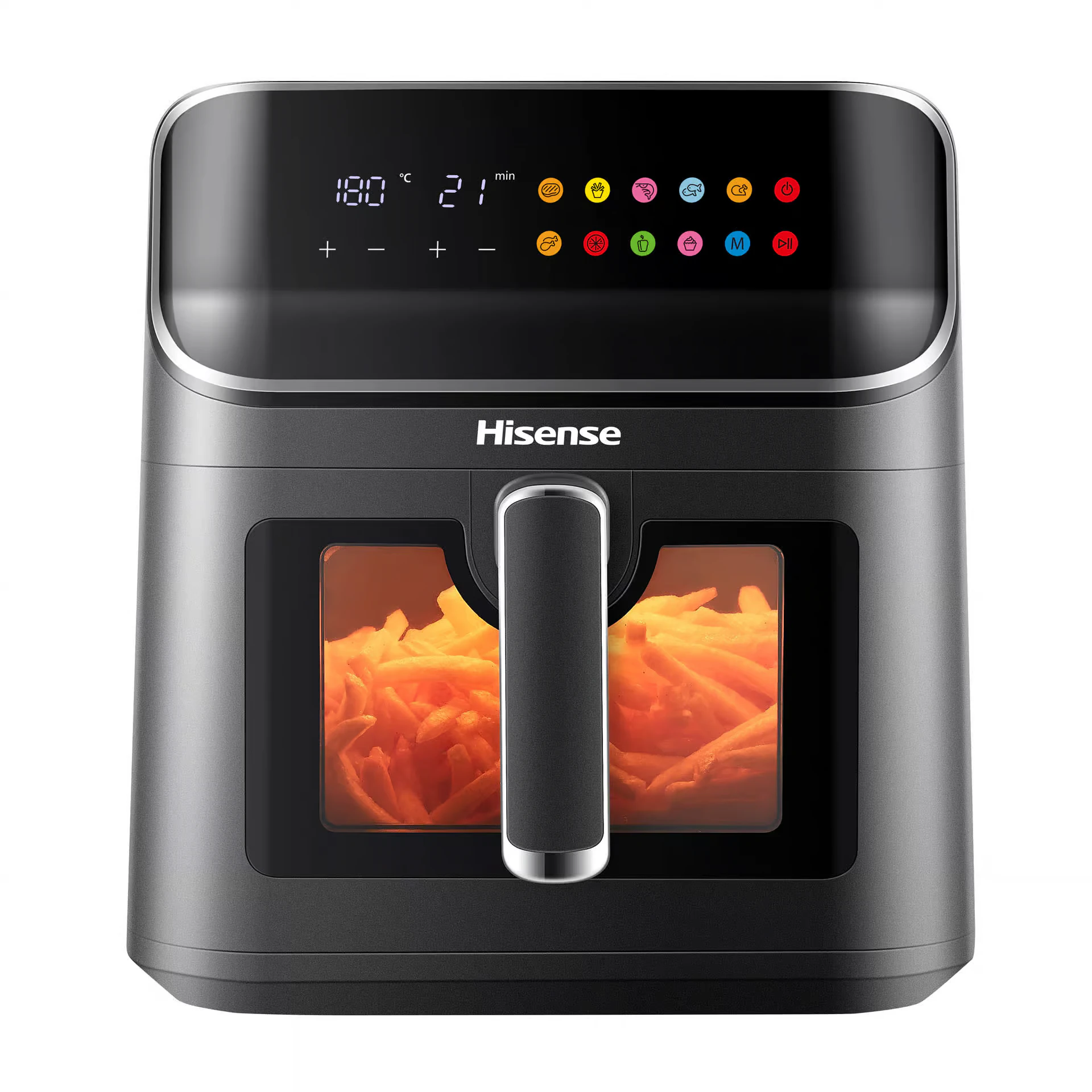 Air fryer Hisense 6.7litres fenêtre visible noir H06AFBK1S3