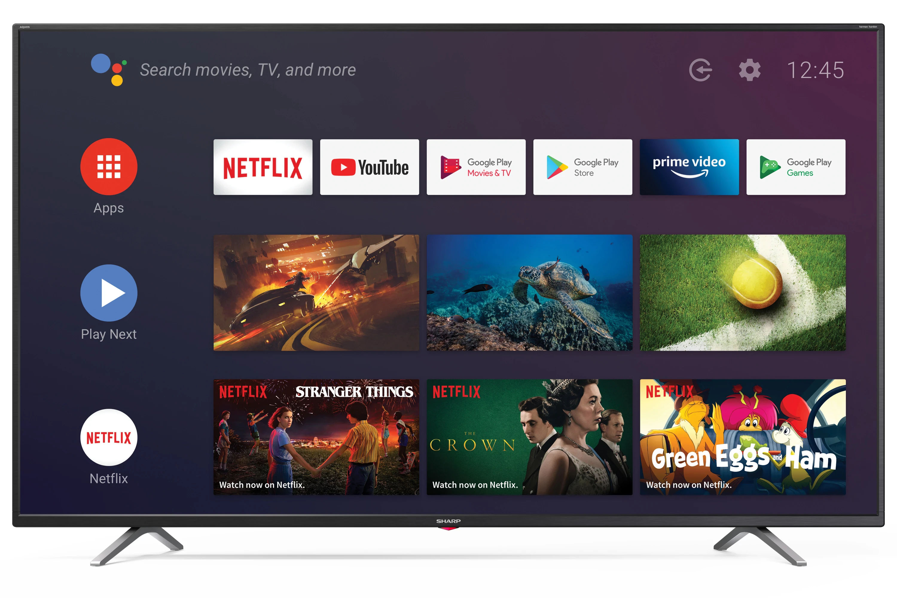 Téléviseur Sharp 65 » LED Smart Google TV 4TC65FJ1MX