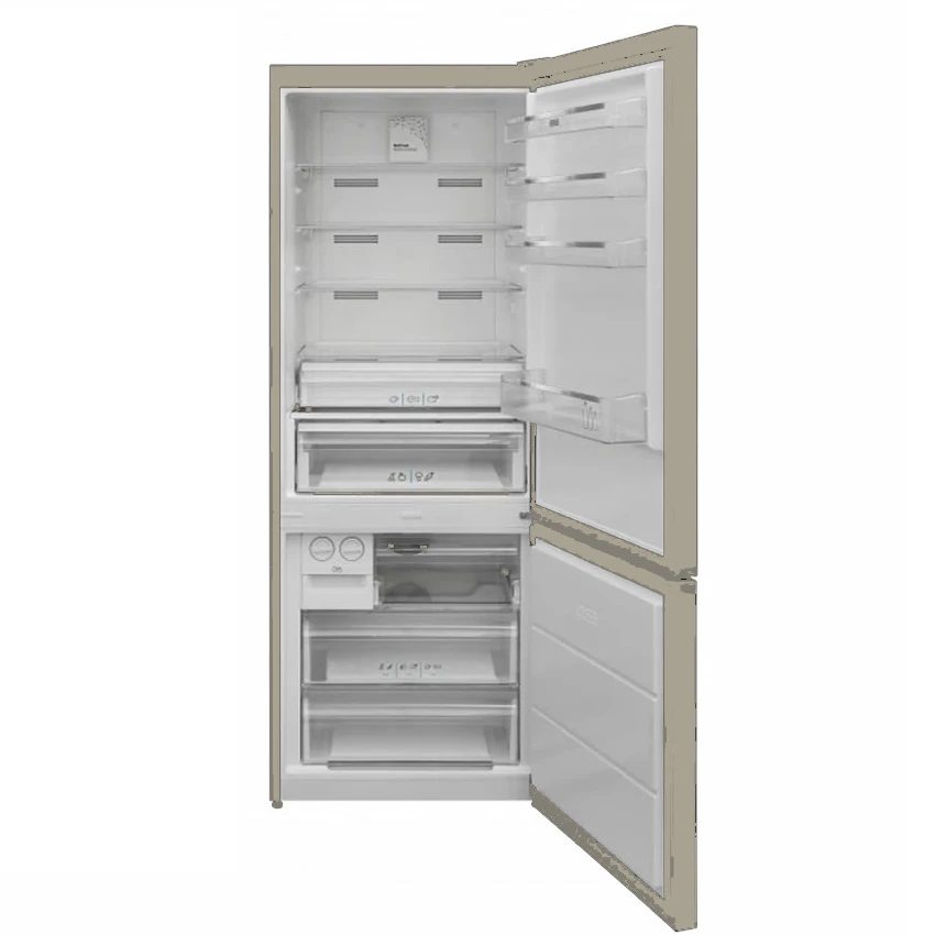 Réfrigérateur Enduro combiné 3tiroirs 600litres No Frost full option A+ beige RCN595GDB