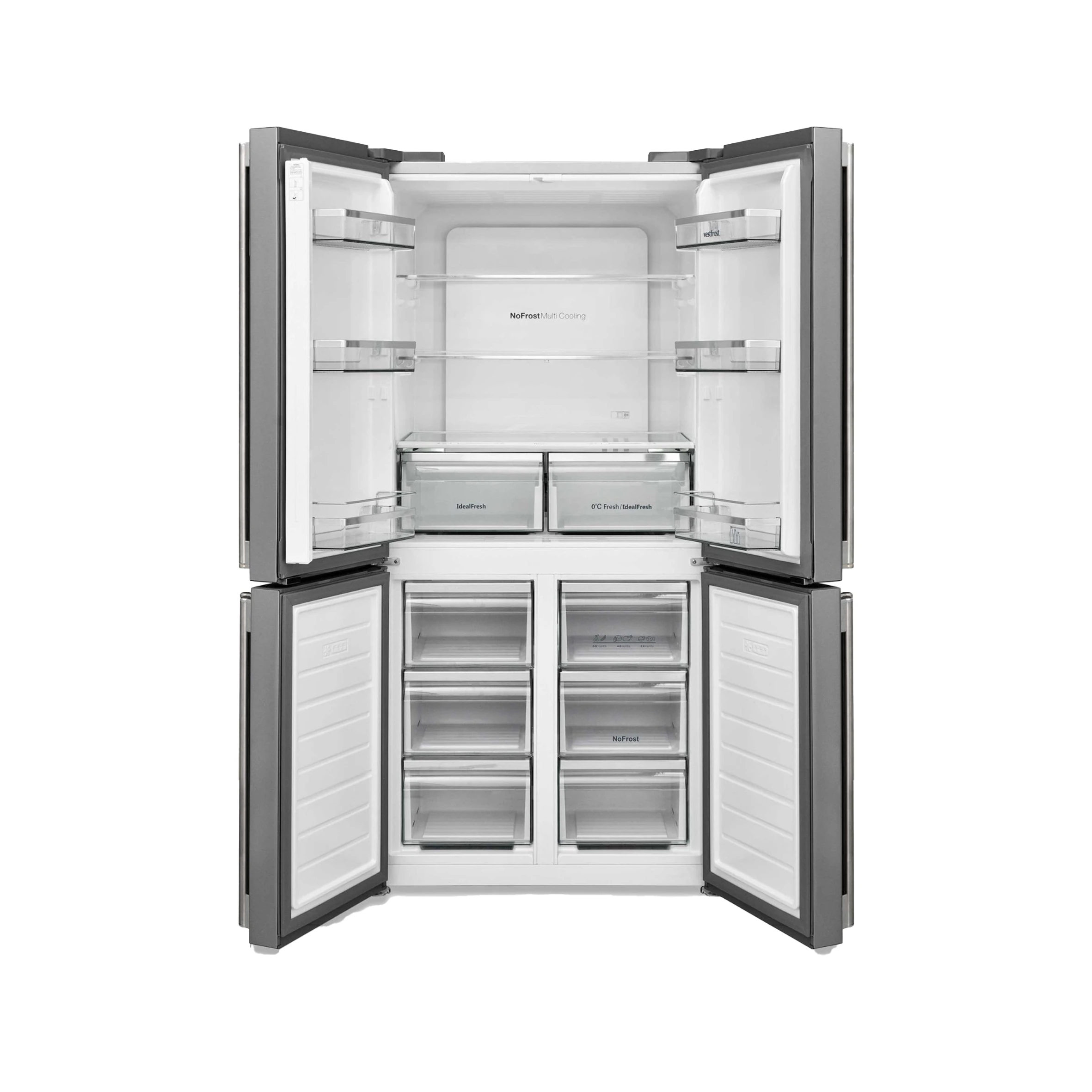 Réfrigérateur Enduro 4portes side by side 564litres inox FD620P83BSX