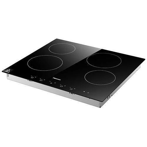 Plaque encastrable Hisense 4feux 60X60 électrique noir vitrocéramique HHU60CEEC